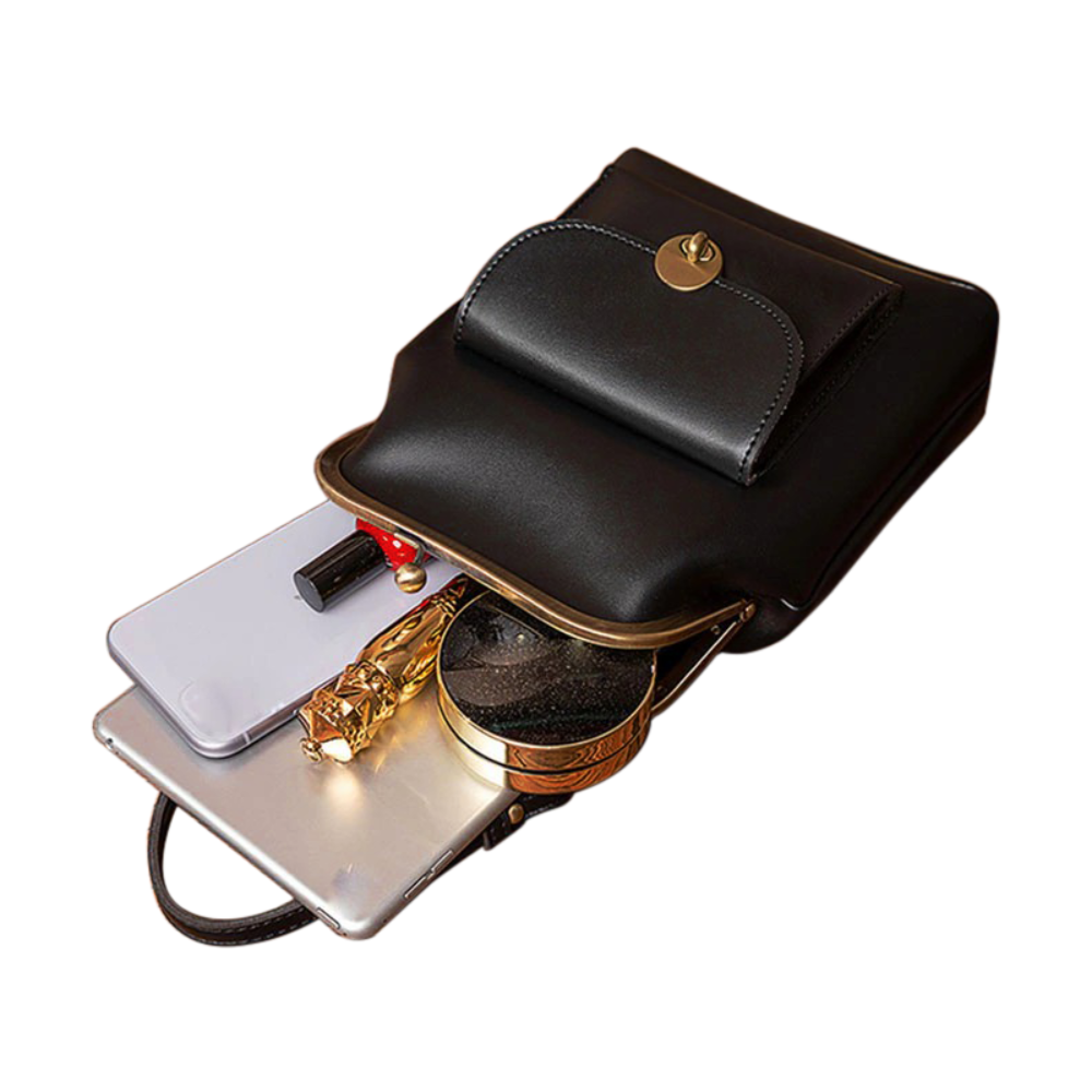 Elegante Vintage-Kisslock-Tasche für Damen