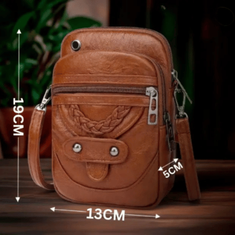 Praktische Retro Schultertasche für Damen