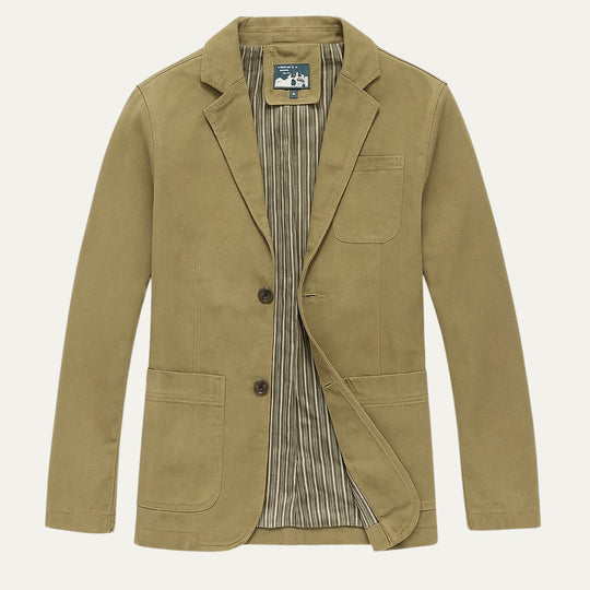 Herren Blazer Style Windbreaker Mit Taschen