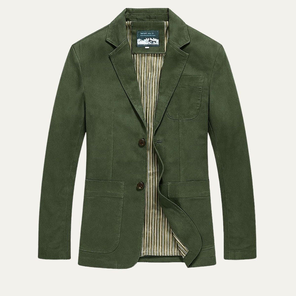 Herren Blazer Style Windbreaker Mit Taschen