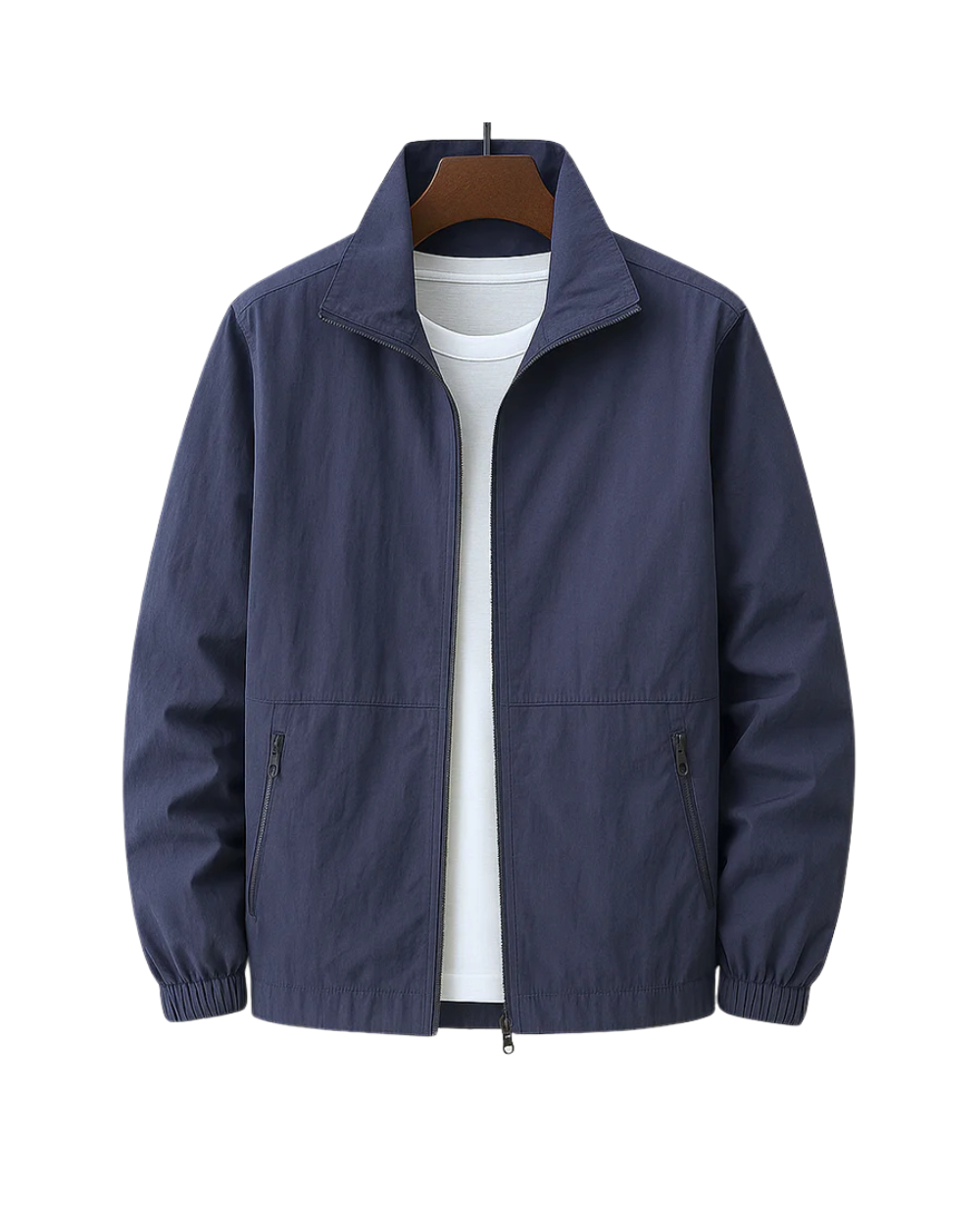 Leichte taillierte Herren-Sommerjacke in Frontalansicht