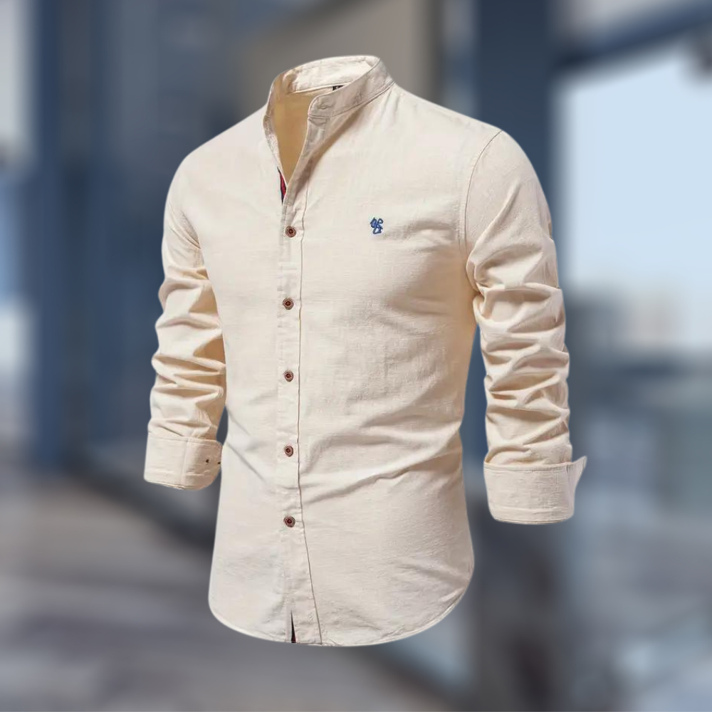 Langärmliges Poloshirt mit modernem Schnitt für Herren