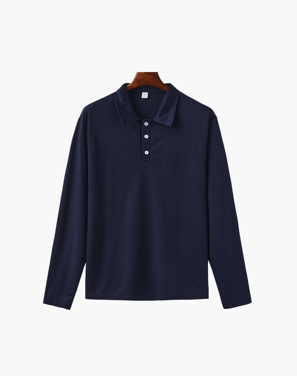Herren Polo Langarmshirt