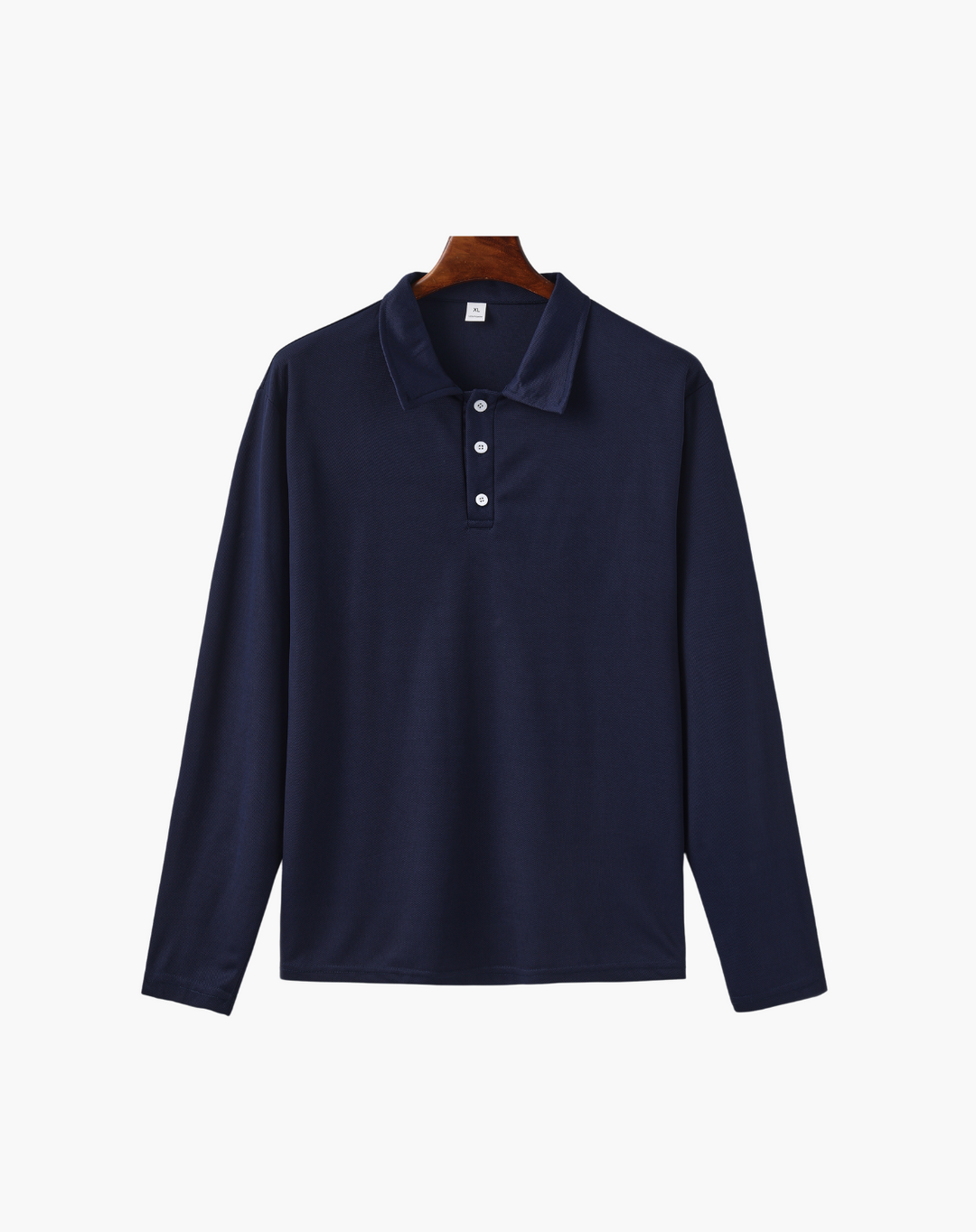 Herren Polo Langarmshirt