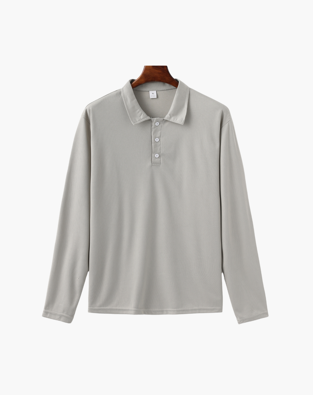 Herren Polo Langarmshirt