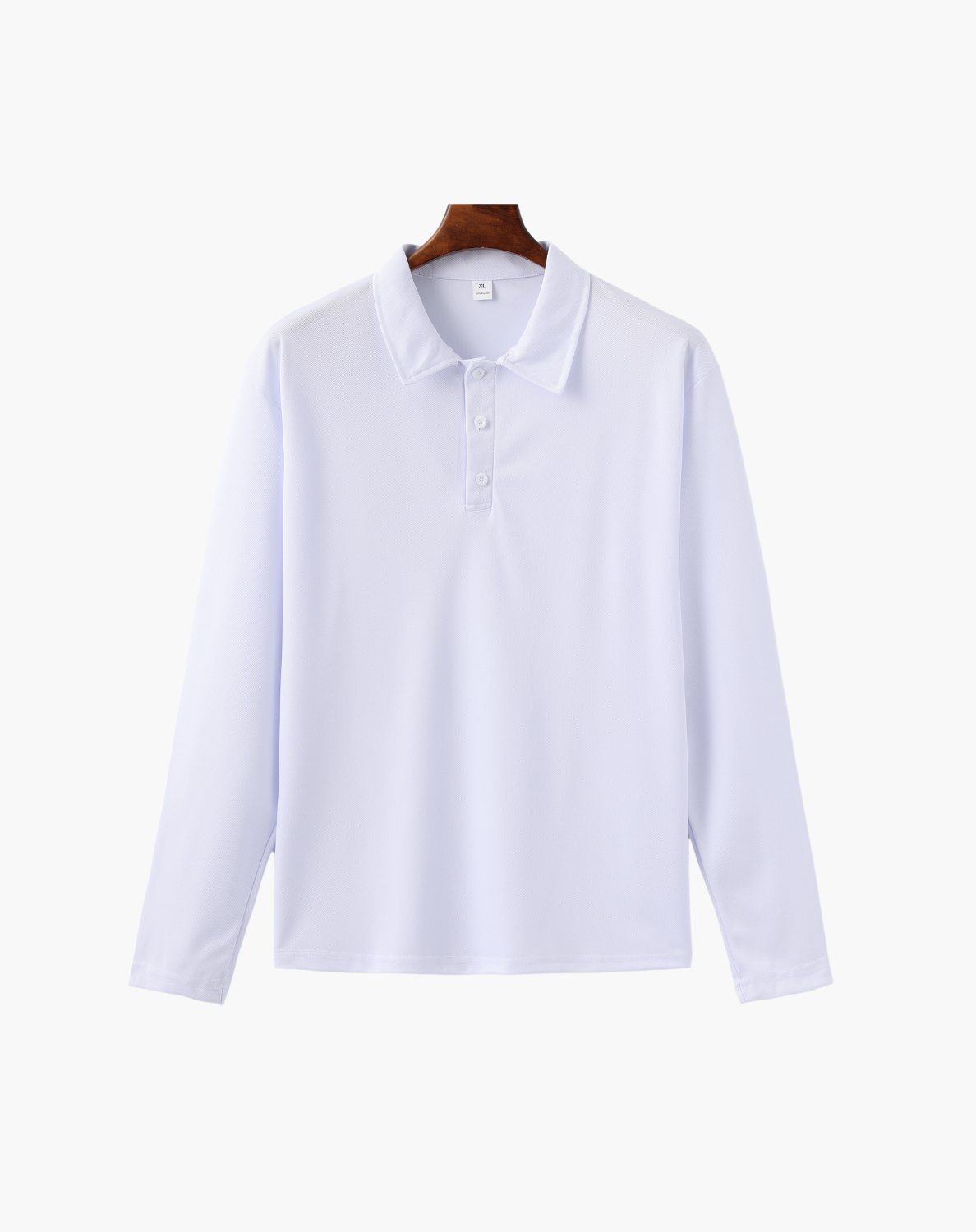 Herren Polo Langarmshirt