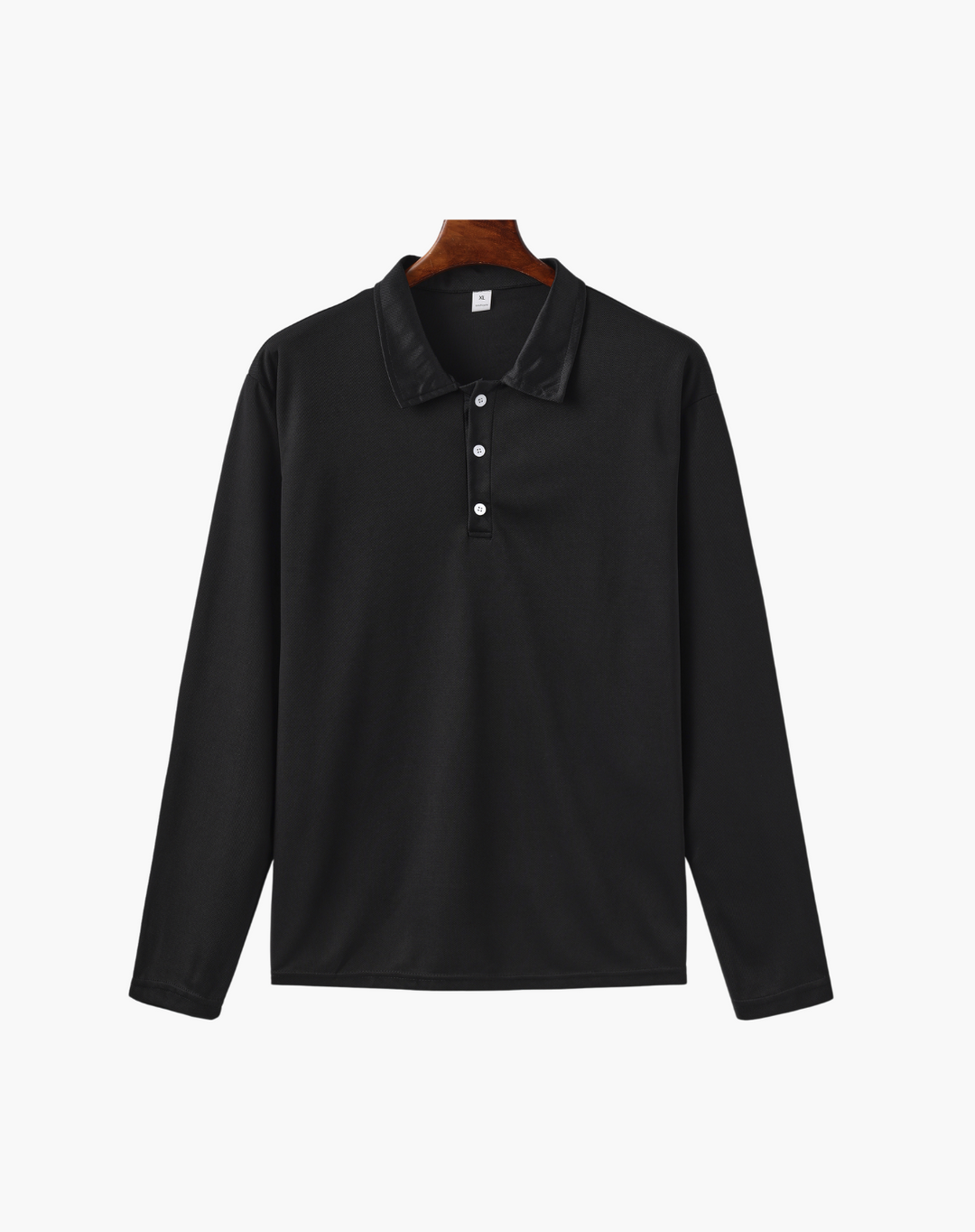 Herren Polo Langarmshirt