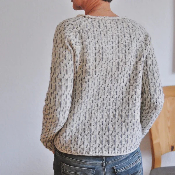 Damen Strickpullover Mit Engem Schnitt