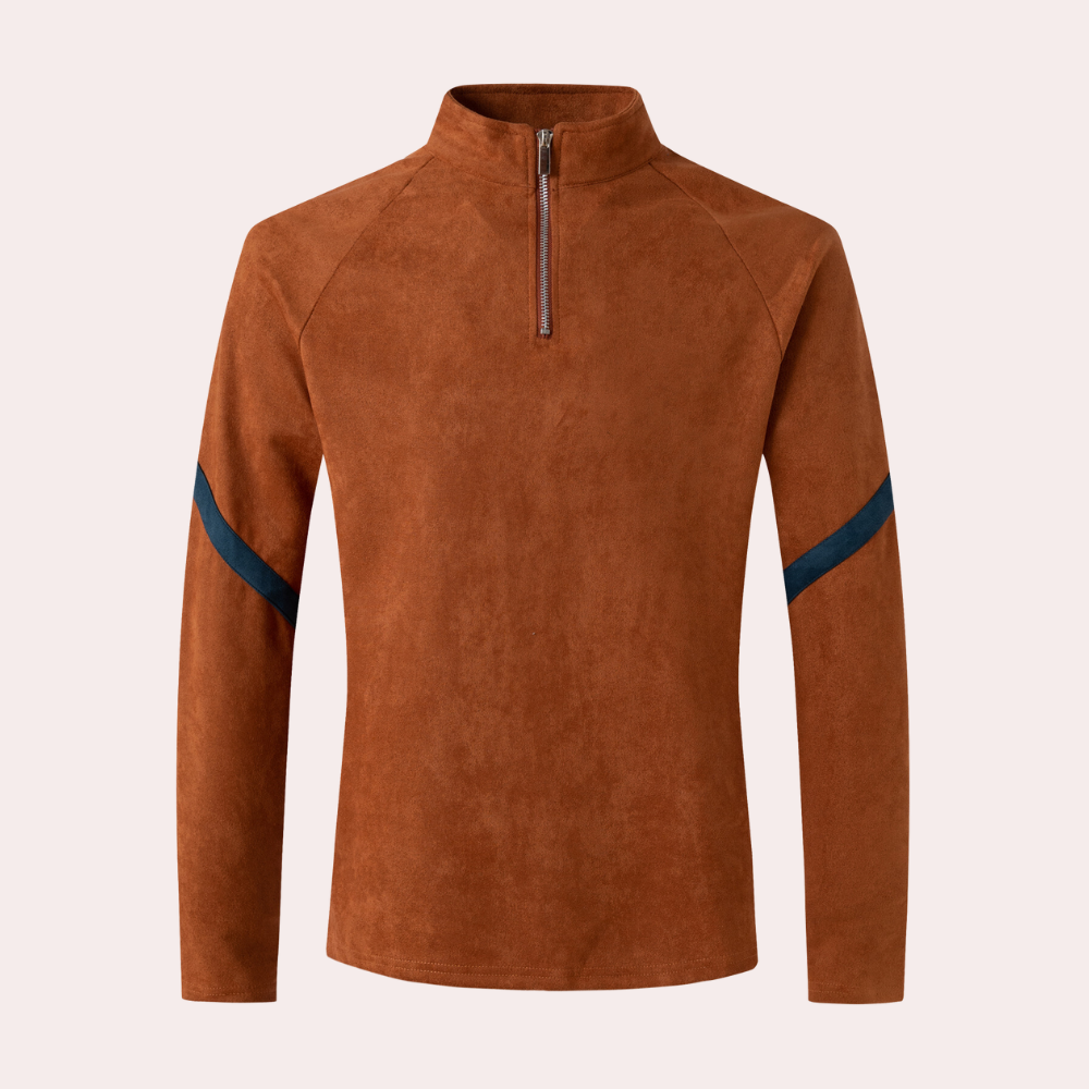 Herren Pullover Aus Wollmischung Mit Klassischem Schnitt