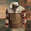 Herren Fleece Pullover Mit Reißverschluss Und Outdoor Design