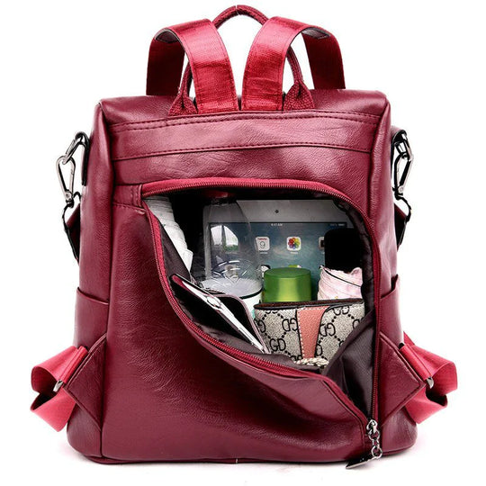 Diebstahlsicherer eleganter Rucksack für Damen