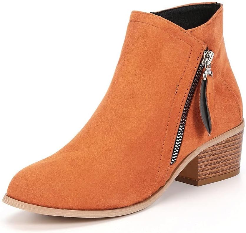 Damen Lederstiefel Mit Klassischem Design