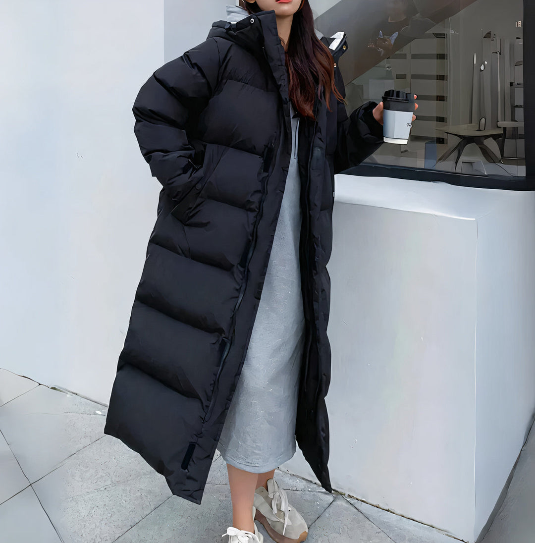 Damen Winter Parka Lang Wasserdicht Und Winddicht