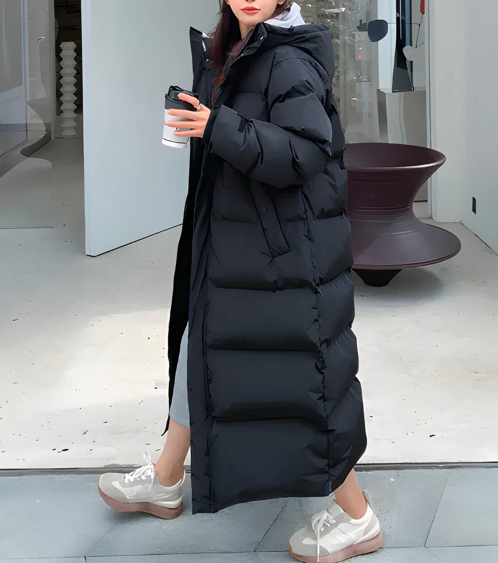 Damen Winter Parka Lang Wasserdicht Und Winddicht