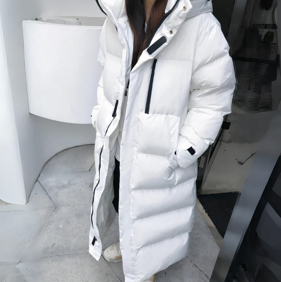 Damen Winter Parka Lang Wasserdicht Und Winddicht