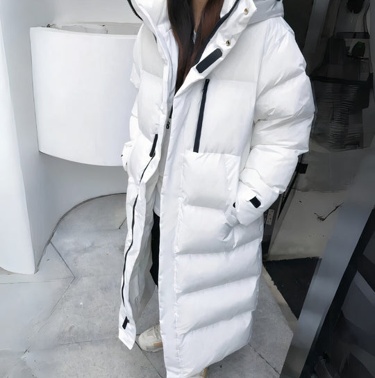 Damen Winter Parka Lang Wasserdicht Und Winddicht