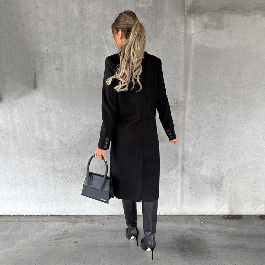 Damen Wintermantel Mit Klassischem Design