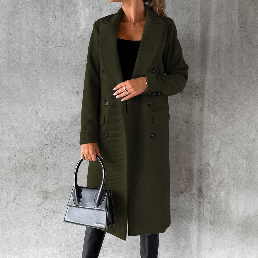 Damen Wintermantel Mit Klassischem Design