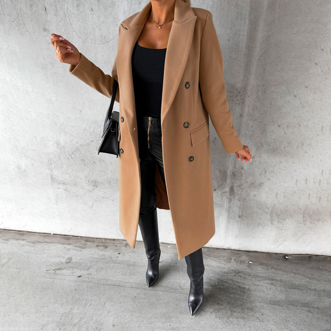 Damen Wintermantel Mit Klassischem Design