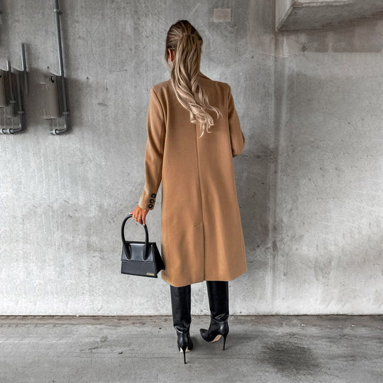 Damen Wintermantel Mit Klassischem Design