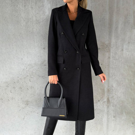 Damen Wintermantel Mit Klassischem Design
