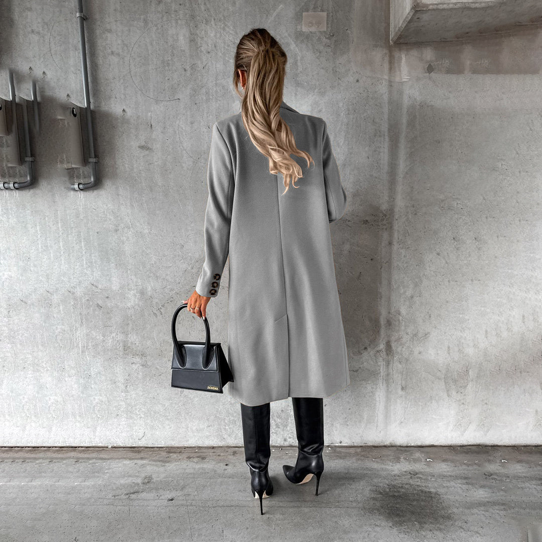 Damen Wintermantel Mit Klassischem Design