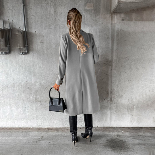 Damen Wintermantel Mit Klassischem Design