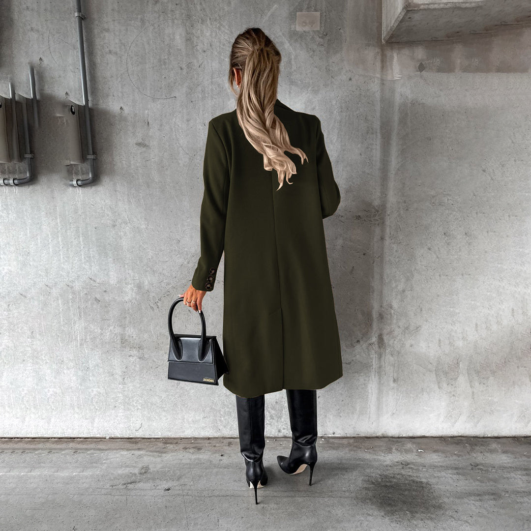 Damen Wintermantel Mit Klassischem Design
