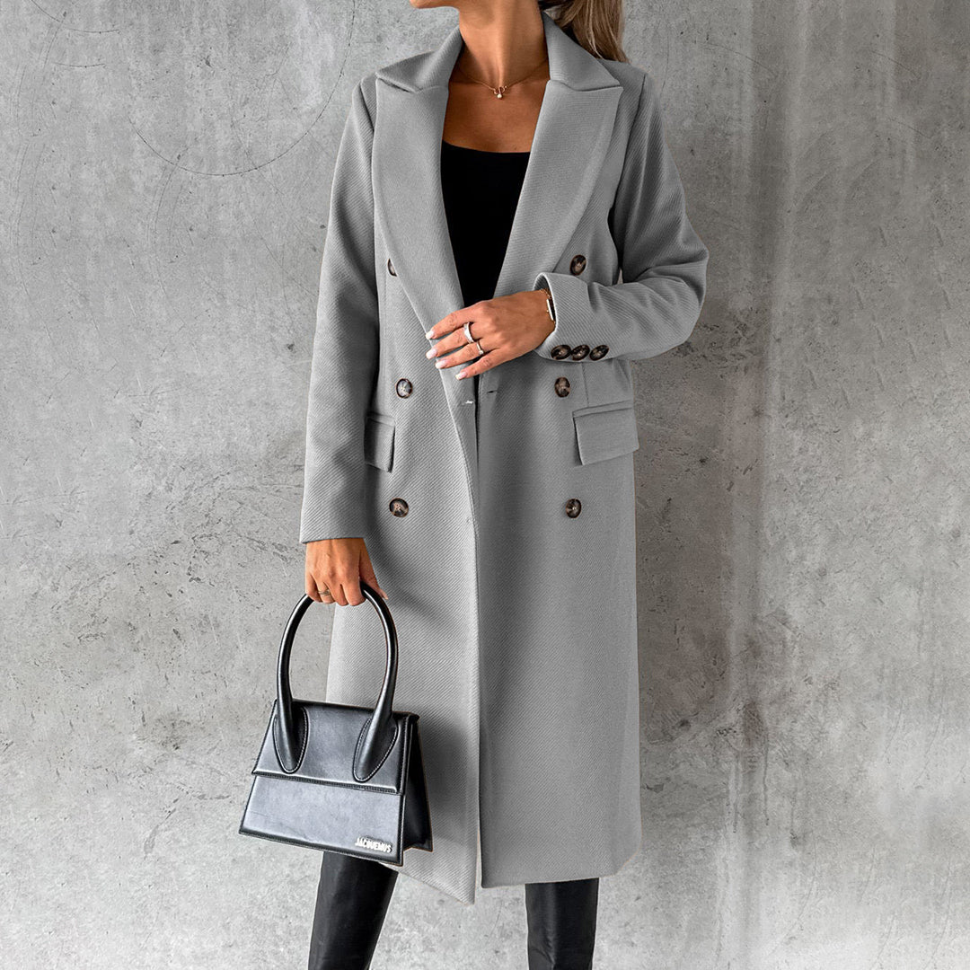 Damen Wintermantel Mit Klassischem Design