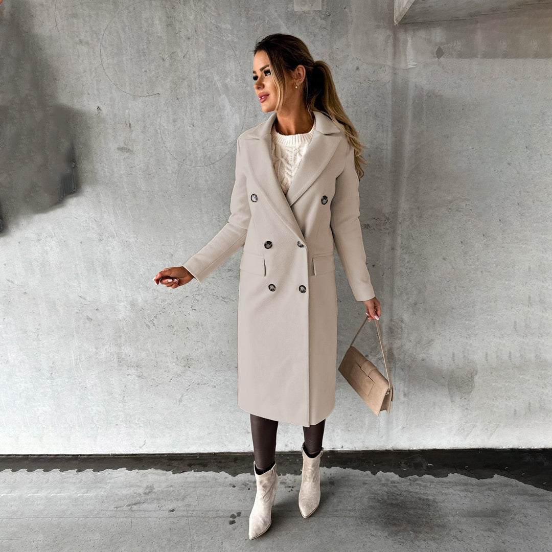 Damen Wintermantel Mit Klassischem Design
