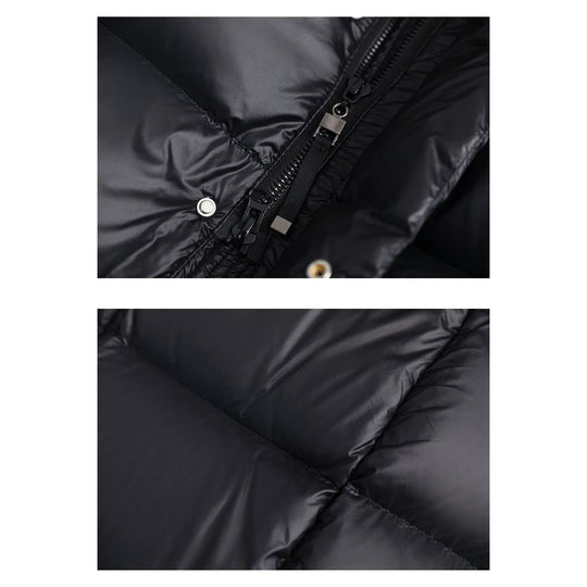 Damen Daunen Winterjacke Mit Klassischem Design