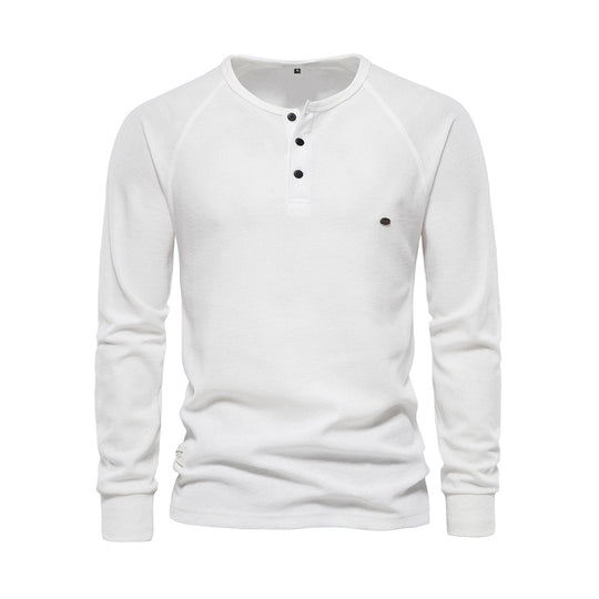 Herren Sommer Langarmhemd