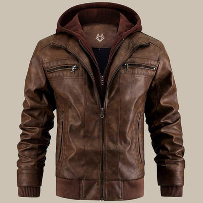 Herren Jacke Mit Kapuze Und Klassischem Schnitt