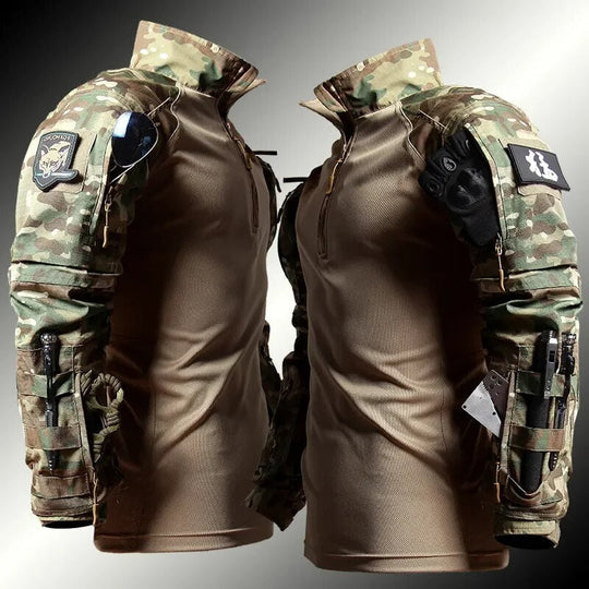 Herren Taktik Set Mit Combat Longsleeve Und Cargo Hose