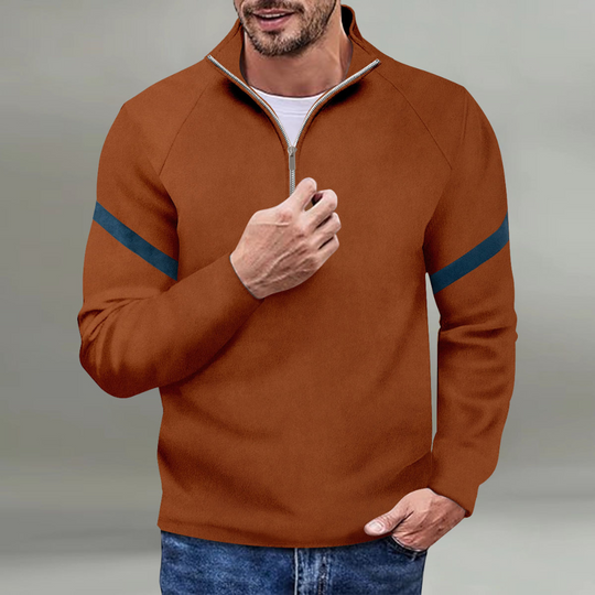 Herren Pullover Aus Wollmischung Mit Klassischem Schnitt