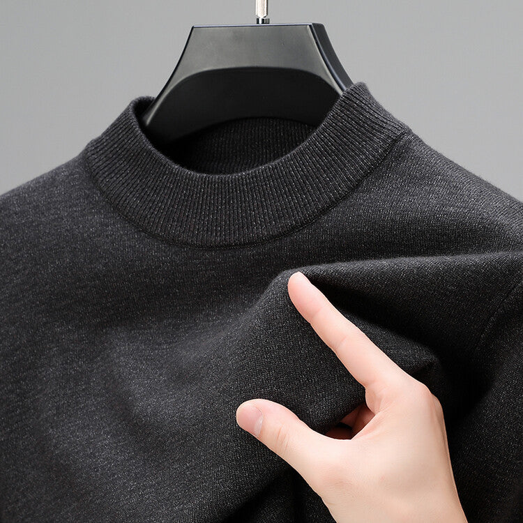 Herren Pullover Mit Elegantem Saum Und Klassischem Schnitt