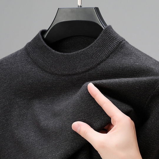 Herren Pullover Mit Elegantem Saum Und Klassischem Schnitt