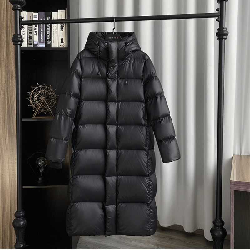 Damen Daunen Winterjacke Mit Klassischem Design