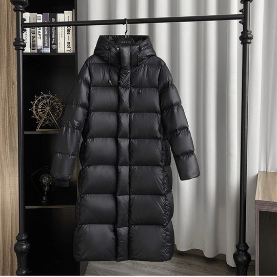 Damen Daunen Winterjacke Mit Klassischem Design