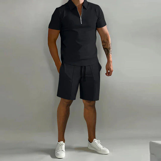 Herren Sommer Set Mit Polo Und Shorts