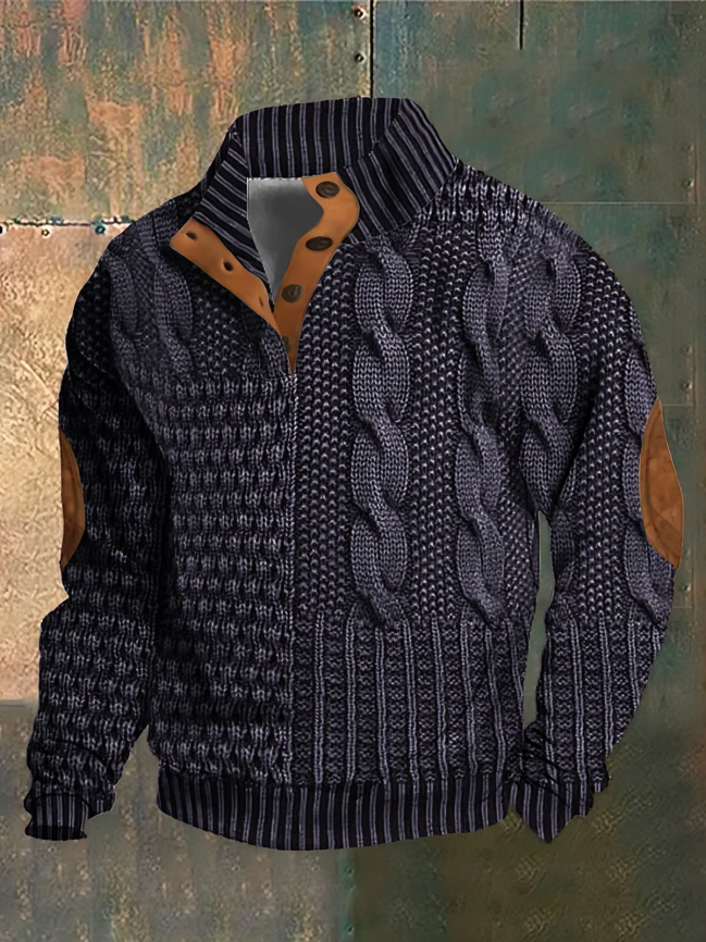 Langlebiger Bequemer Strickpullover