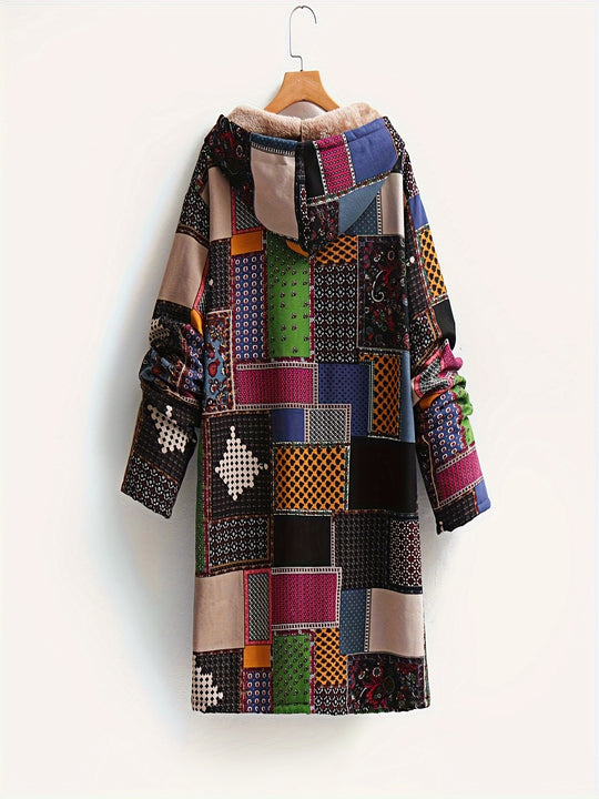 Trendige Winterjacke mit Kapuze für Damen