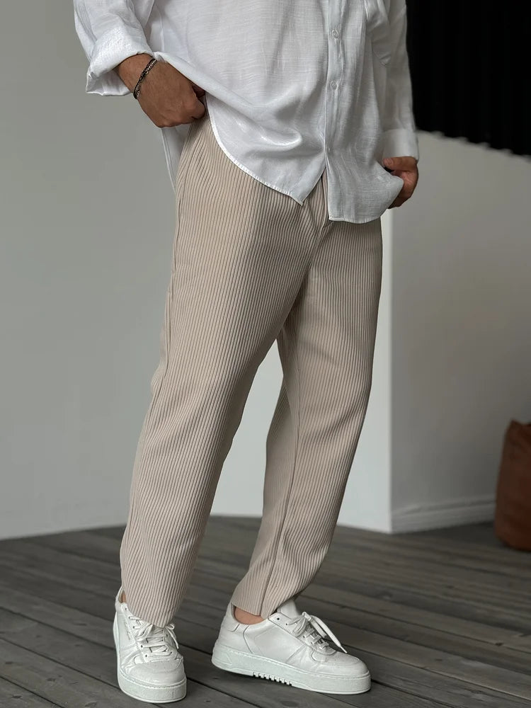 Herren Hose Mit Klassischem Schnitt Und Dezentem Design