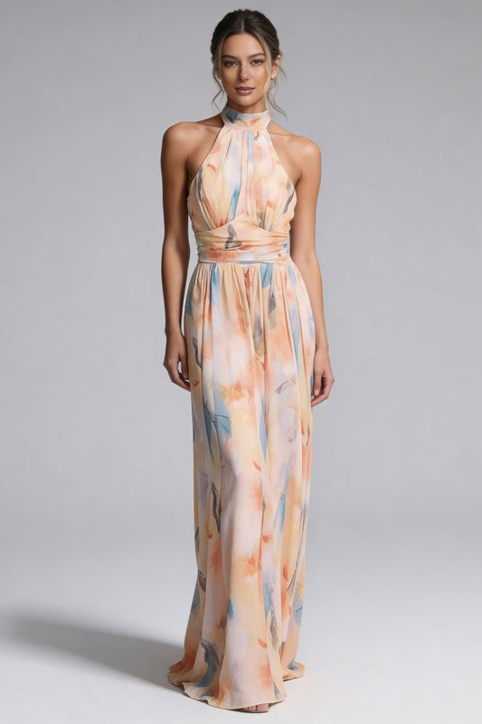 Elegantes Maxikleid mit Neckholder für Damen