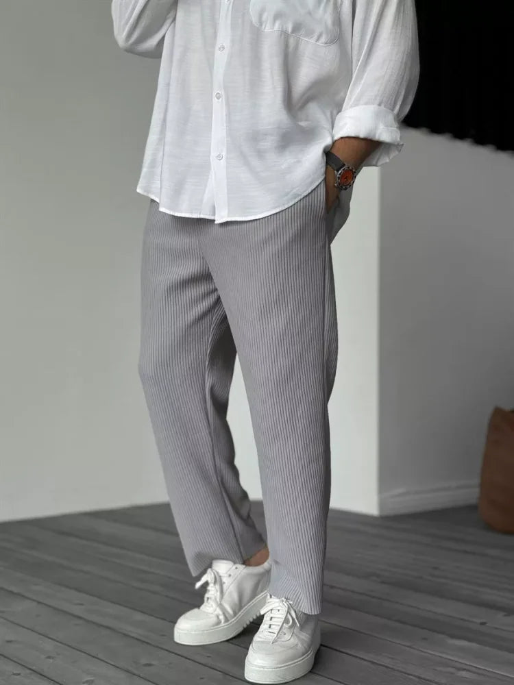 Herren Hose Mit Klassischem Schnitt Und Dezentem Design