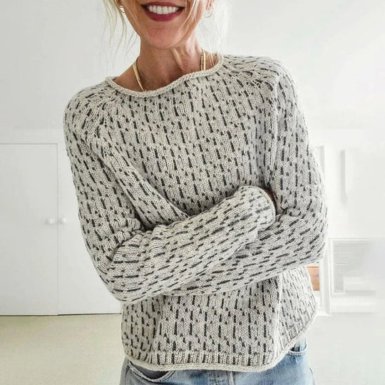 Damen Strickpullover Mit Engem Schnitt