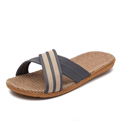 Komfort-Sandalen für Damen mit roten Kreuzriemen – ideal für den Sommer