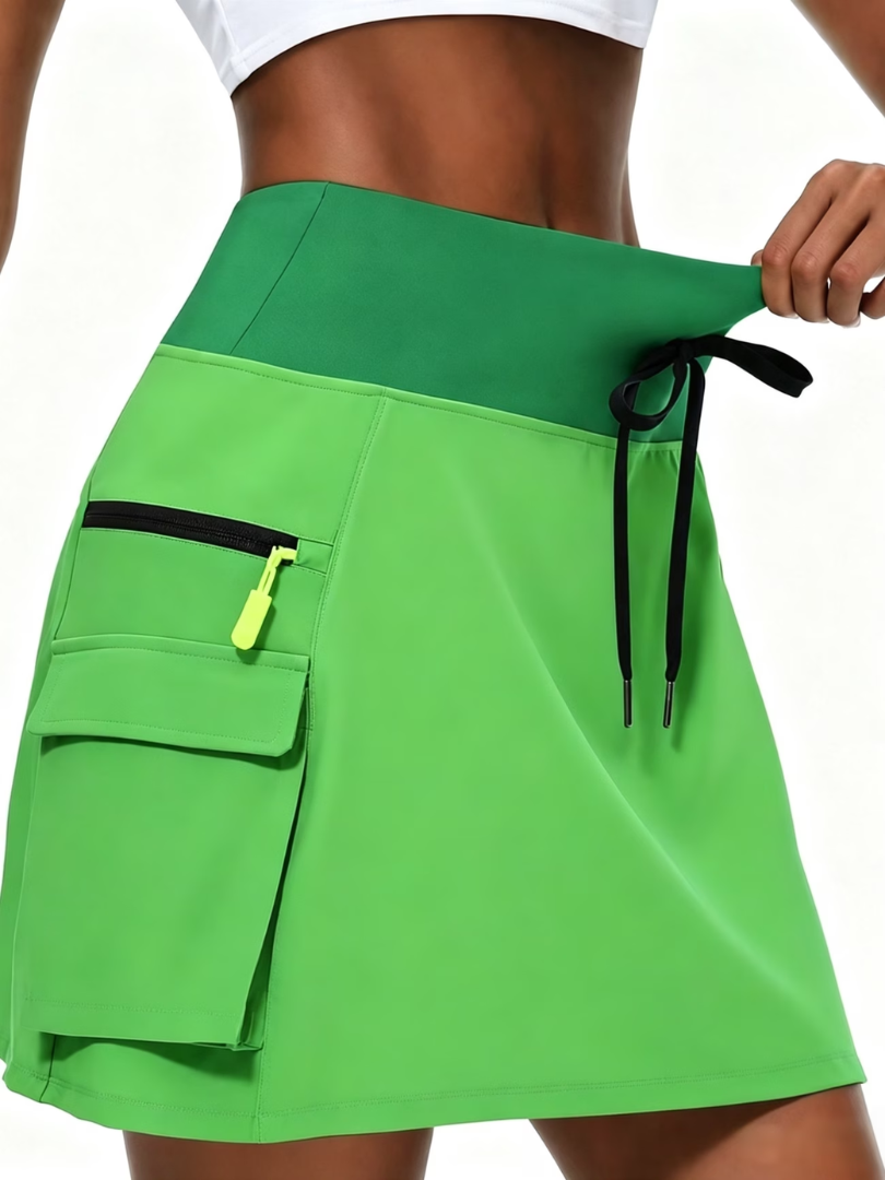 Bequemer Stretch Activewear Kurzer Rock