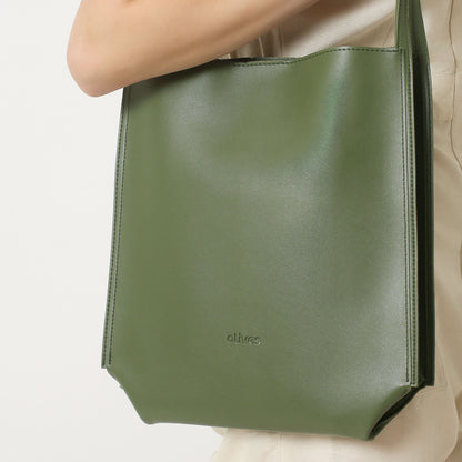 Vegane Leder-Shopper-Tasche Leicht und Strukturiert