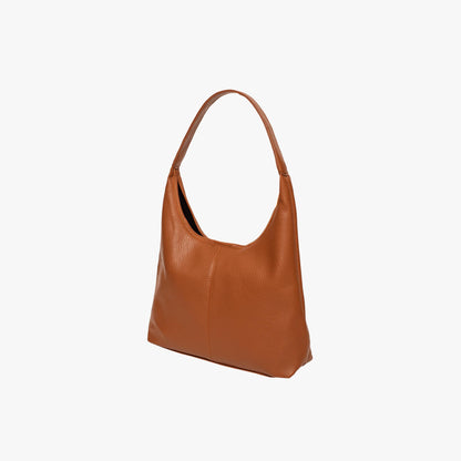Vegane Leder-Hobo-Tasche mit Schulterriemen